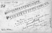 Juozo Strolio ranka rašytos Rimskio-Korsakovo natos