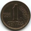 Lietuva. 1 centas