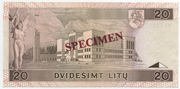 Lietuvos Bankas. 20 litų