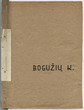 Bogužių kaimo etnografinės medžiagos aplanko viršelio vaizdas, p. 33