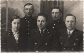 Rietavo pašto darbuotojai. 1938 m.