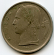 Belgijos karalystė, 5 frankai, 1950 m.