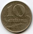 Latvija. 10 santimų, 1922 m.