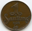 Latvija. 1 santimas, 1935 m.