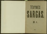 Tėvynės sargas. 1902, Nr. 1