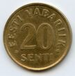 Estija. 20 sentų, 1996 m.