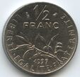 Prancūzija, 1/2 franko, 1997 m.