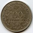 Vakarų Afrikos valstybių centrinio banko 100 frankų, 1967 m.
