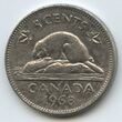 Kanada, 5 centai, 1968 m.