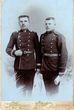 L. Altmanas. Rusijos kariuomenės eilinis Grigorius Burba su tarnybos draugu. Daugpilis. 1904 m.