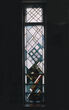 Vitražas,2 langas, iš 5 dalių _Sveika, Marija_ ciklo „Liturginiai metai”, 1994-1995m., Nijolė Vilutytė (fot. 2002 m. Vidas Dulkė)