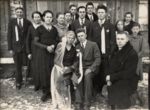 Nežinomas fotografas. Bertašių vestuvių palyda, Gintališkės k., Platelių vls., Kretingos aps., ~1938 m.