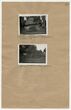 Pagrindo lapas su Tauragės apskr., Kvėdarnos vlsč., Paragaudžio k. gyventojo Antano Raudonio klėties ir apynojaus fotografijomis, p. 112