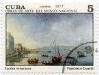 Kubos pašto ženklas „Escena veneciana“