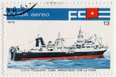 Kubos oro pašto ženklas „Mar Caribe“