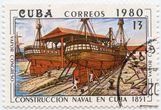 Kubos pašto ženklas „Vapor „Congreso“ y „Colón“
