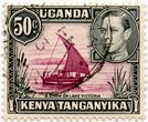 Kenijos, Ugandos ir Tanganikos kolonijų Jurgio VI-ojo standartinis pašto ženklas