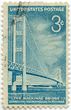 JAV pašto ženklas „The Mackinac Bridge“