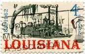JAV pašto ženklas „Louisiana 1812–1962“