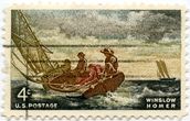 JAV pašto ženklas „Homer Winslow“
