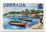Grenados pašto ženklas „Carib Canoes“