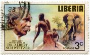 Liberijos pašto ženklas „Centenary of the birth of dr. Albert Schweitzer“