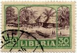 Liberijos standartinis 30 centų pašto ženklas