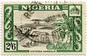 Nigerijos kolonijos (Britų imperija) pašto ženklas „Victoria Harbour“
