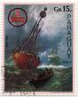 Paragvajaus oro pašto ženklas „Hans Bohrdt – „Elbe II“