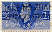 Didžiosios Britanijos 2½ pensų proginis pašto ženklas