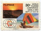 Filipinų pašto ženklas „World Tourism Conference Manila“