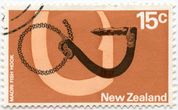 Naujosios Zelandijos pašto ženklas „Maori Fish Hook“