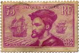 Prancūzijos pašto ženklas „Jacques Cartier“