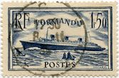 Prancūzijos pašto ženklas „Normandie“