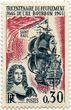 Prancūzijos pašto ženklas „Tricentenaire du peuplement de l'Ile Bourbon 1665–1965“