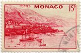 Monako 15 frankų standartinis pašto ženklas