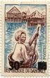 Dahomėjos 30 frankų standartinis pašto ženklas