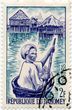 Dahomėjos 2 frankų standartinis pašto ženklas