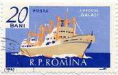Rumunijos pašto ženklas „Galati“