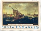 Rumunijos pašto ženklas „Corăbii pe mare furtunoasă“