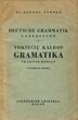 Knyga. Dr. Alfons Scholz „Vokiečių kalbos gramatika“