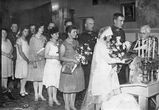Skaitmeninis vaizdas „Julijos Kumetytės ir Pijaus Dovydaičio santuoka Kauno Švč. Mergelės Marijos Ėmimo į dangų (Vytauto Didžiojo) bažnyčioje 1928 metais“