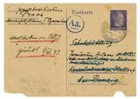 Pranės Januševičienės laiškas vyrui į Štuthofo koncentracijos stovyklą