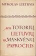 Knyga. Apie totorių, lietuvių ir maskvėnų papročius: dešimt įvairaus istorinio turinio fragmentų