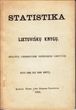 Knyga. Statistika lietuviškų knygų spaustų užsieniuose Didžiosios Lietuvos nuo 1864 iki 1900 metų