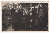 Prunskių šeima. Tėvai Ona (Gineitytė) ir Juozas, vaikai iš kairės kunigas Juozas, Jonas, Anelė, Ona, Vladas. 1935-10-03.