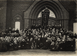 Vilkijos tretininkai prie bažnyčios 1934 m.