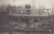 Tiltas, kelyje Prienai - Jieznas 1920 m.