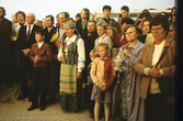 Skaitmeninė fotografija. Rokiškėnai - Baltijos kelio akcijos dalyviai  1989-08-23. Fotografas - Petras Prascienius