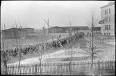 Po darbo vokiečių kariuomenės ekipuotės remonto dirbtuvėse į getą varomi žydai